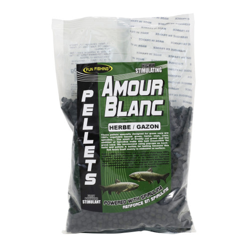 Pellets Fun Fishing Amour Blanc  6mm