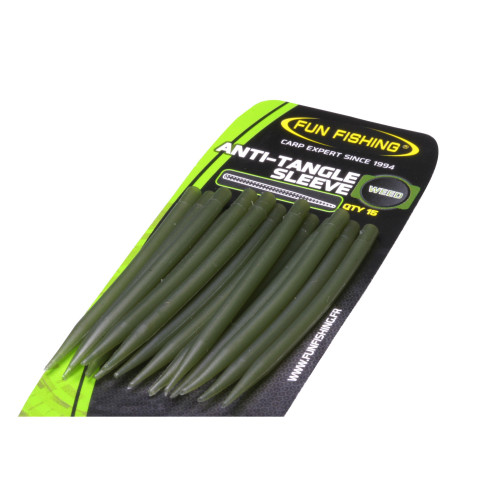 Anti Tangle Fun Fishing Anti-Tangle Sleeves x15 - Weed