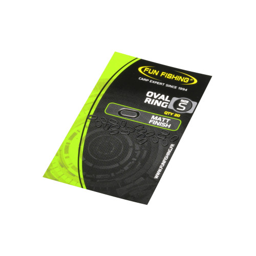 Anneaux Fun Fishing Oval Ring x20 - Taille S - 4,5mm