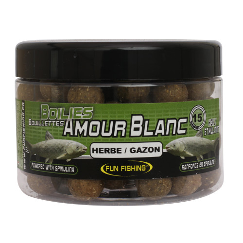 Bouillettes Fun Fishing Amour Blanc 15mm 2