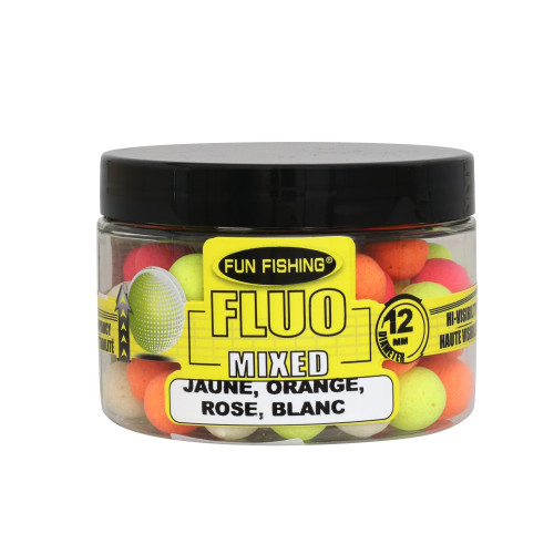 Bouillettes Flottantes Fun Fishing Fluo Pop Ups - Mixed -... 2