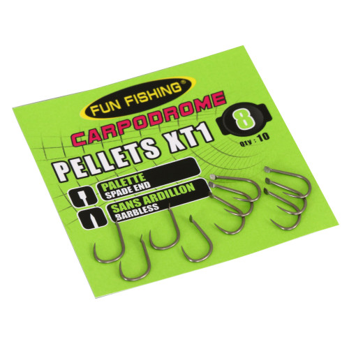 Hameçons Fun Fishing Pellets XT1 (Palette Sans Ardillon) x10 2