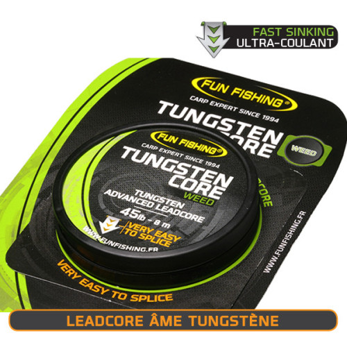 Leadcore Fun Fishing Tungsten Core - 45lbs - 8m 2