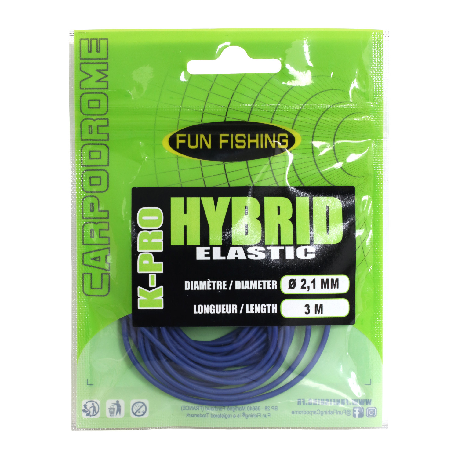 Fil Élastique De Pêche En Distributeur - Pour Fixer Les Appâts Souples (Crevettes, Moules...)