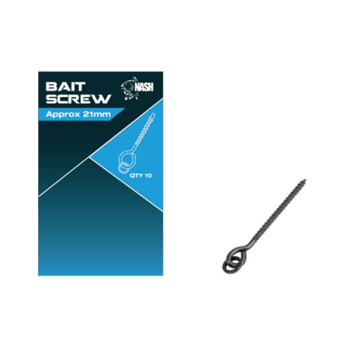 Vrille Nash Metal Bait Screw With Ring 21mm
