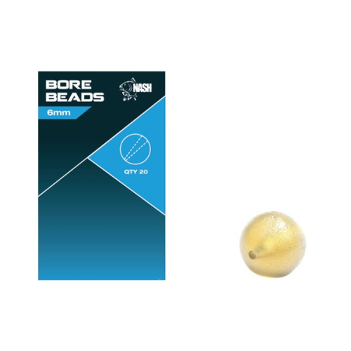 Perles Nash Soft Taper Bore Beads 6mm Diffusion Camo